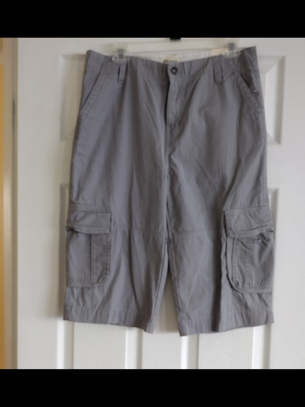3/$30 Big Boy Gray Cargo Shorts Utility Style